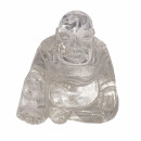 Bergkristall Buddha ca. 30 - 35  mm aus echtem Edelstein...