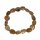 Citrin (Amethyst gebrannt) poliertes Nugget Armband ca. 10 - 12 mm , Länge ca. 19 - 20 cm auf elatischem Stretchband