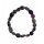 Rubin Zoisit poliertes Nugget Armband ca. 8 - 12 mm , Länge ca. 19 - 20 cm auf elastischem Stretchband