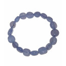 Chalcdeon poliertes Nugget Armband ca. 10 - 12 mm, Länge ca. 19 - 20 cm auf elastischen Stretchband
