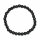 Hämatit Kugel Armband 8 mm auf stabilem Stretchband aufgezogen
