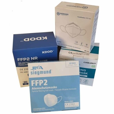 FFP2 Maske Mundschutz Filtrierende Atemschutzmaske zum Schutz gegen Partikel