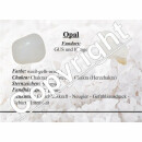Opal weiß - Milchopal 3 Stück kleine...