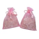 Edelstein Wellness für die Augen Augenkissen gefüllt mit mini Rosenquarz Steinen+