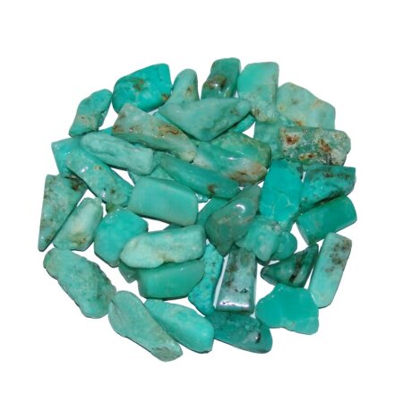 Chrysopras 20 g kleine Trommelsteine Handschmeichler Wassersteine ca. 15 - 25 mm