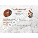Polychrom Jaspis Herz Handschmeichler klein ca. 35mm