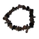 Rauchquarz Splitter Armband auf Stretchband ca. 5 - 10...