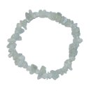 Labradorit weiß Splitter Armband A* Qualtität auf Stretchband ca. 5 - 10 mm, 19 - 20 cm lang