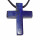 Lapislazuli Kreuz Anhänger ca. 45 x 35 x 8 mm Bohrung ca. 2,5 mm
